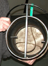 Spannsystem f&uuml;r Trommel